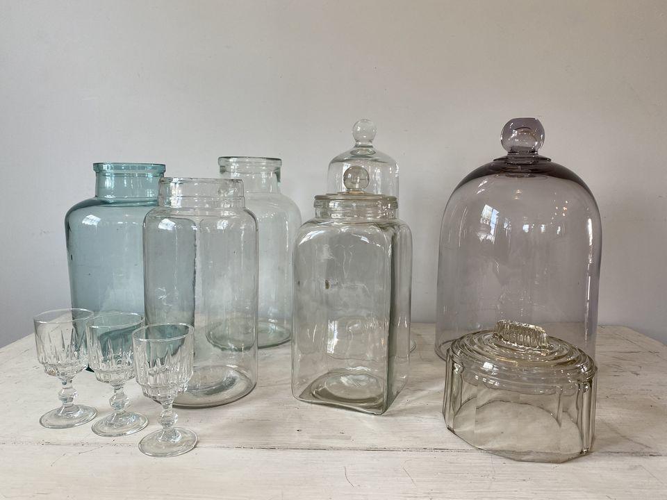 Glass bottle & Glass domeの画像